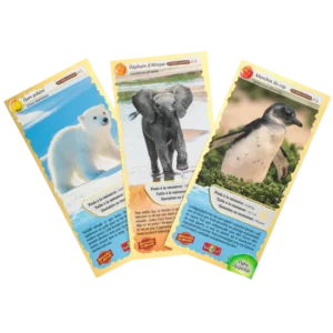 Lot de 3 cartes collector Défis Nature x Merveilles du Monde - série N°2