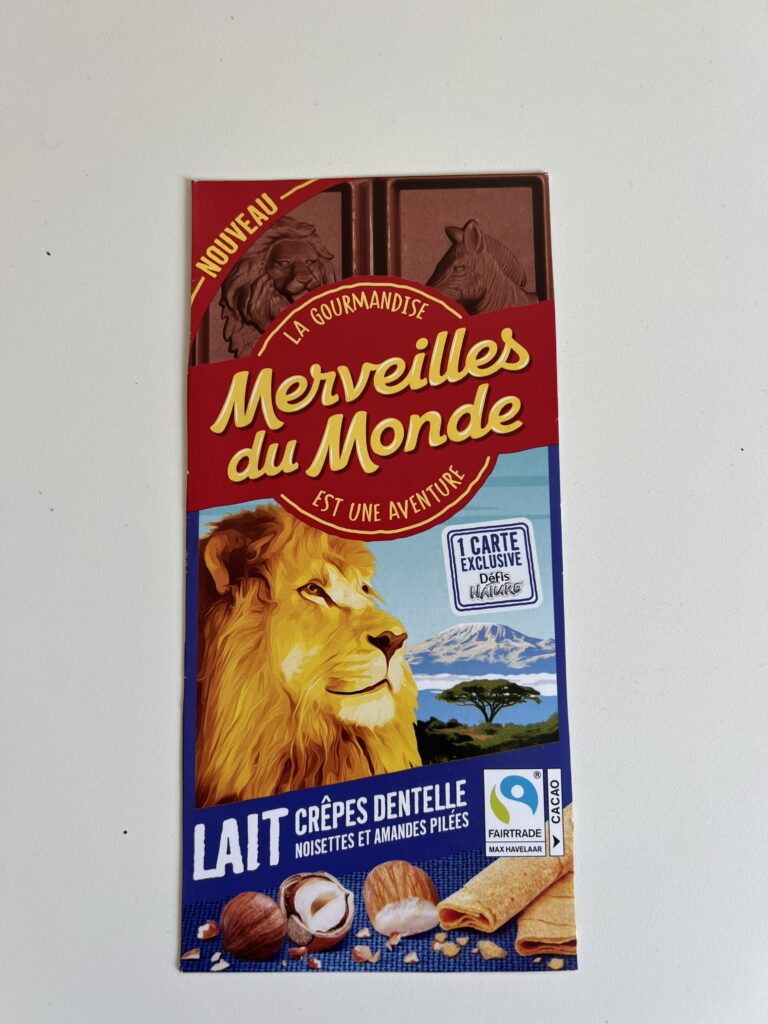 Dos de la carte