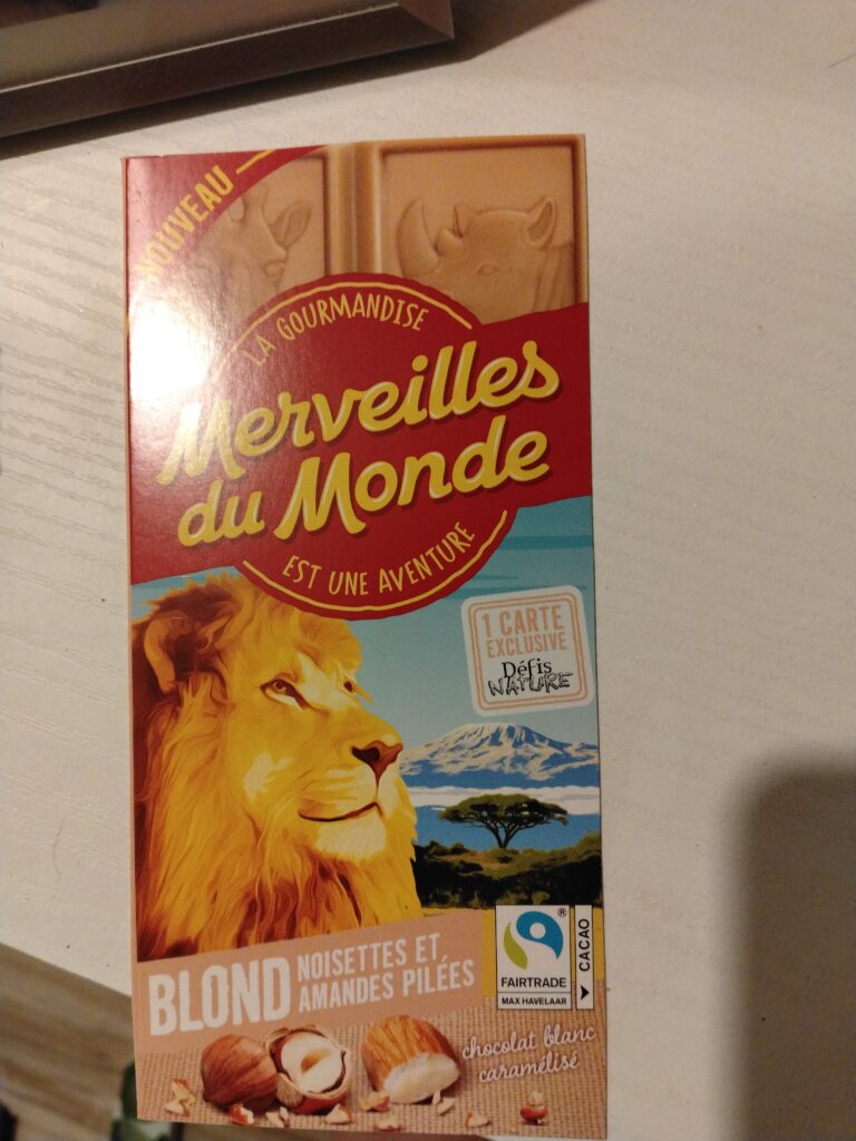 Dos de la carte