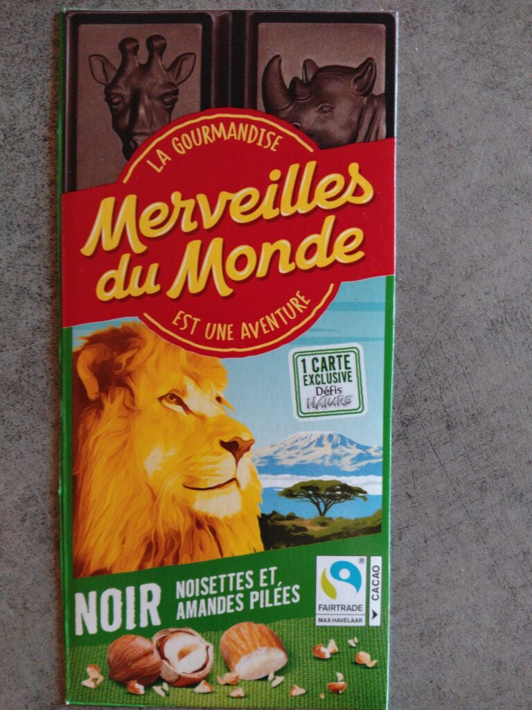 Dos de la carte