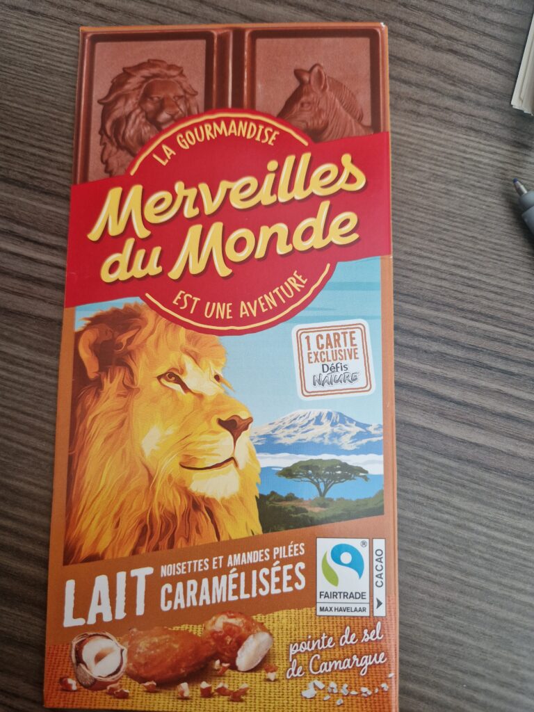 Dos de la carte