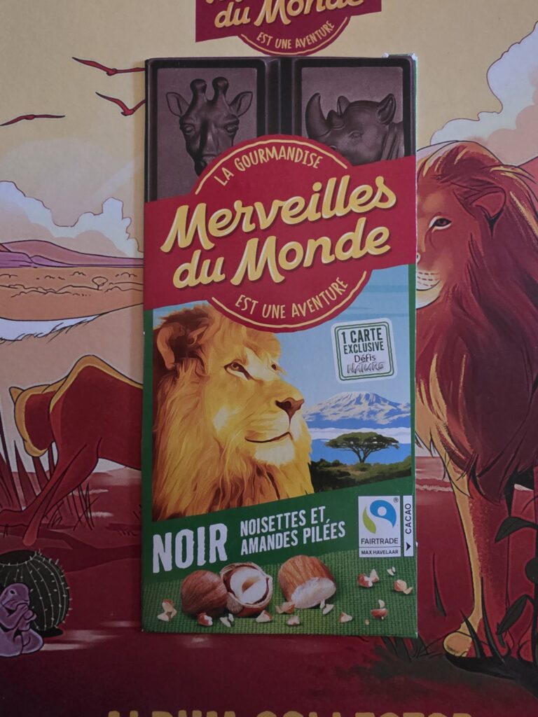 Dos de la carte