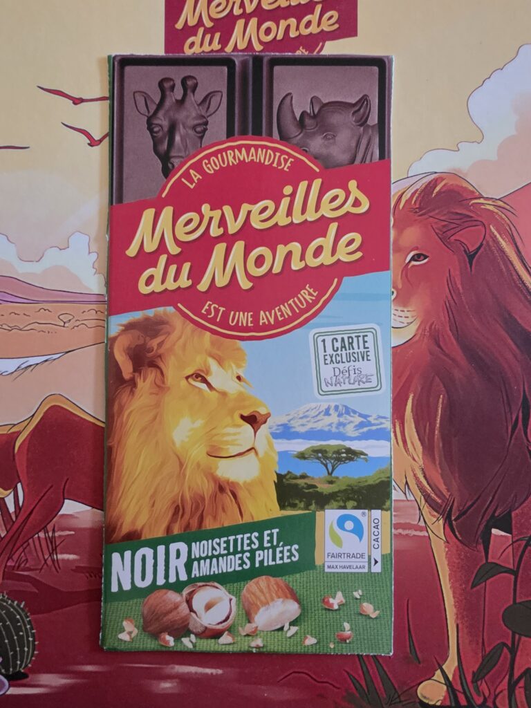 Dos de la carte