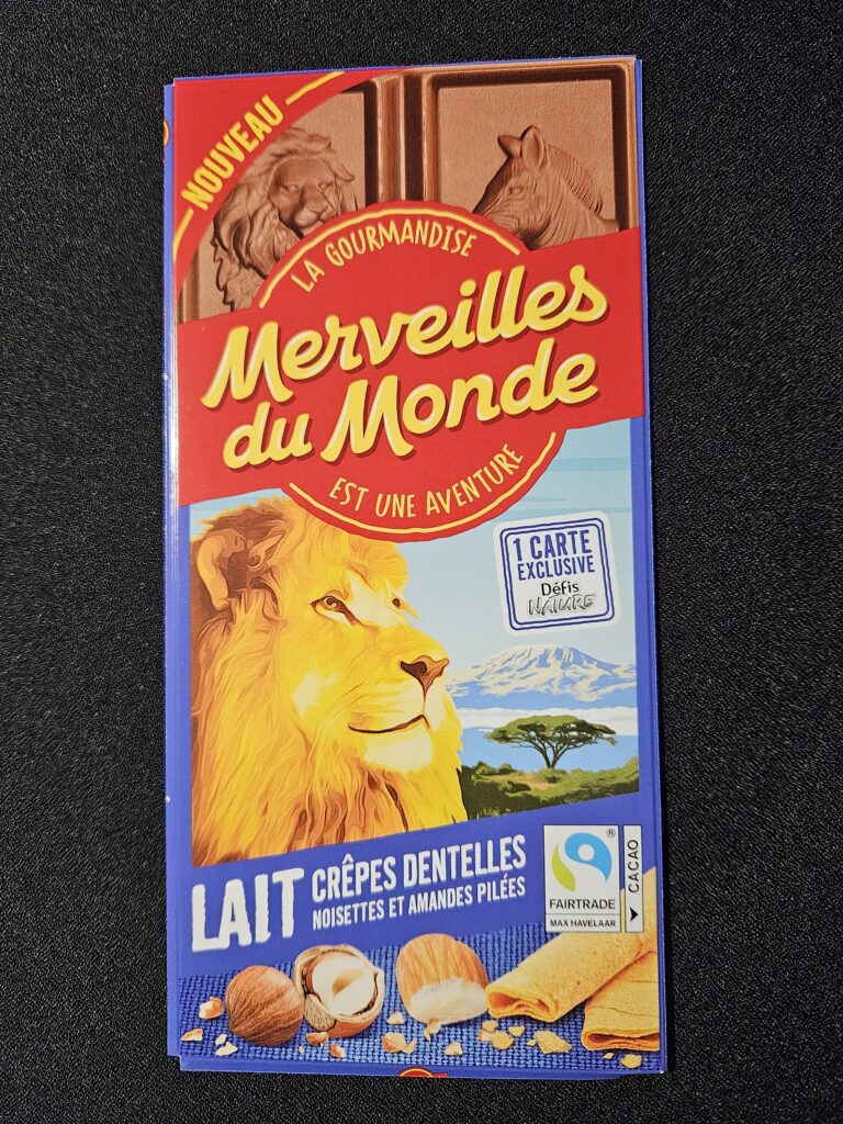 Dos de la carte