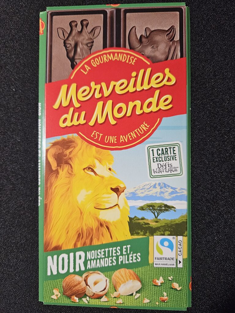 Dos de la carte