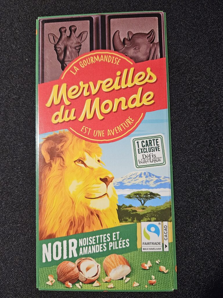Dos de la carte