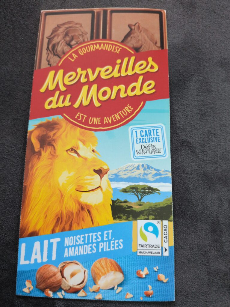 Dos de la carte