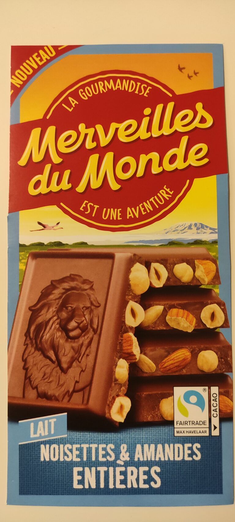 Dos de la carte