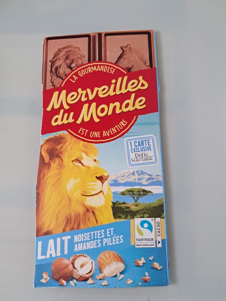 Dos de la carte