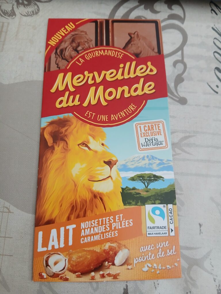 Dos de la carte