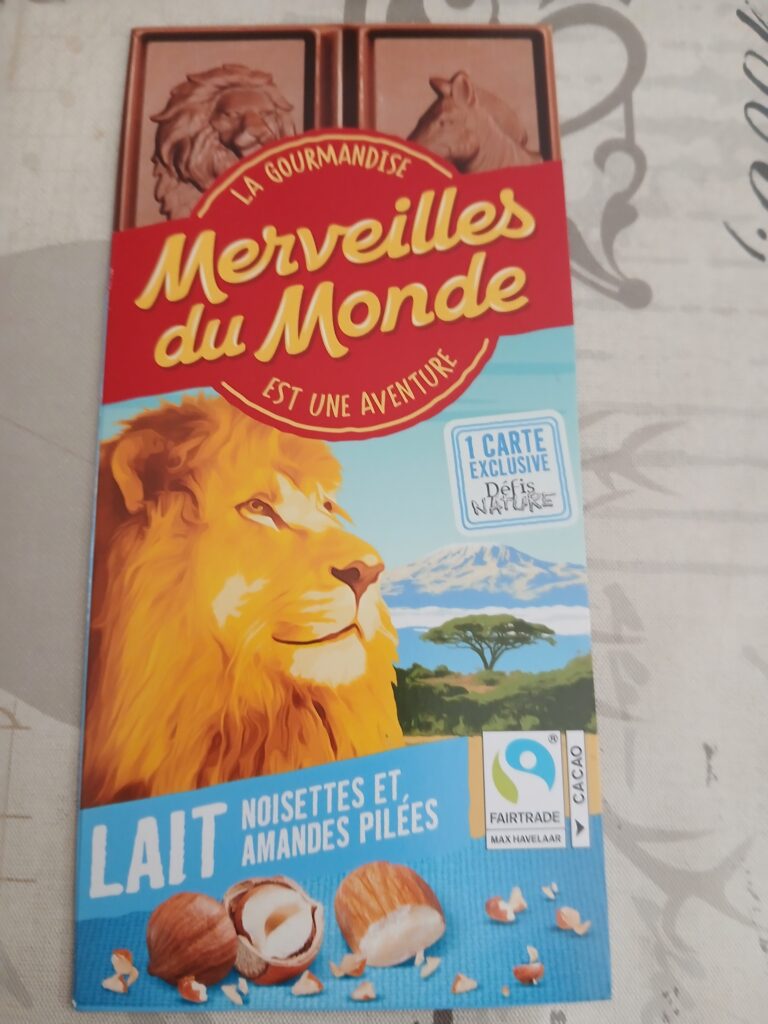 Dos de la carte