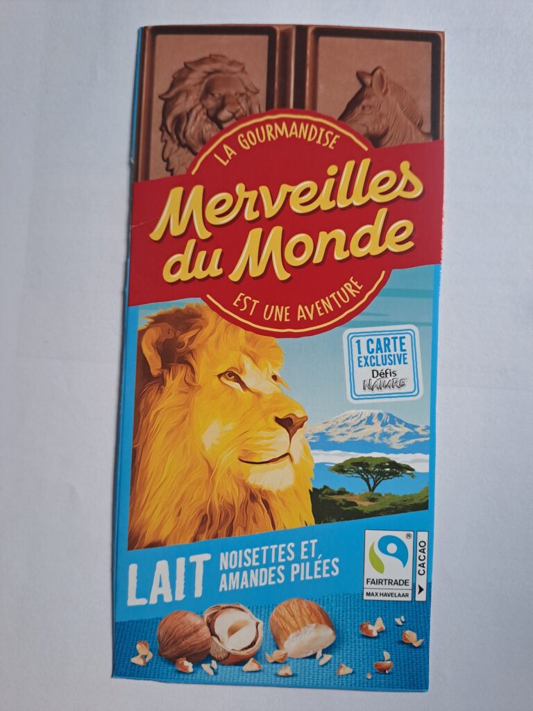 Dos de la carte
