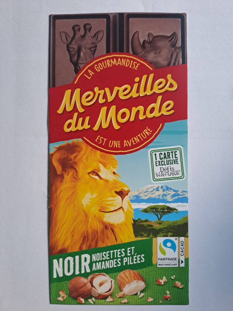 Dos de la carte