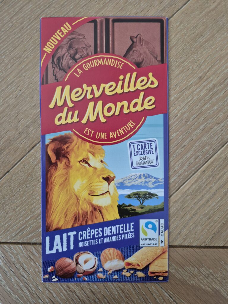Dos de la carte