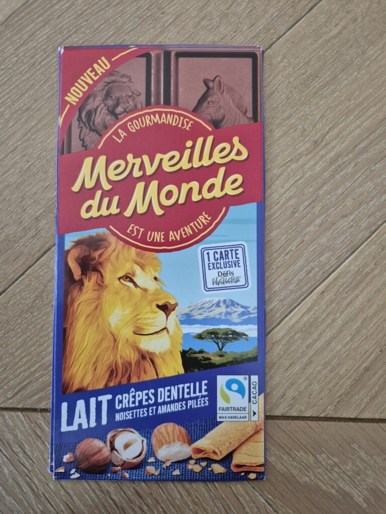 Dos de la carte