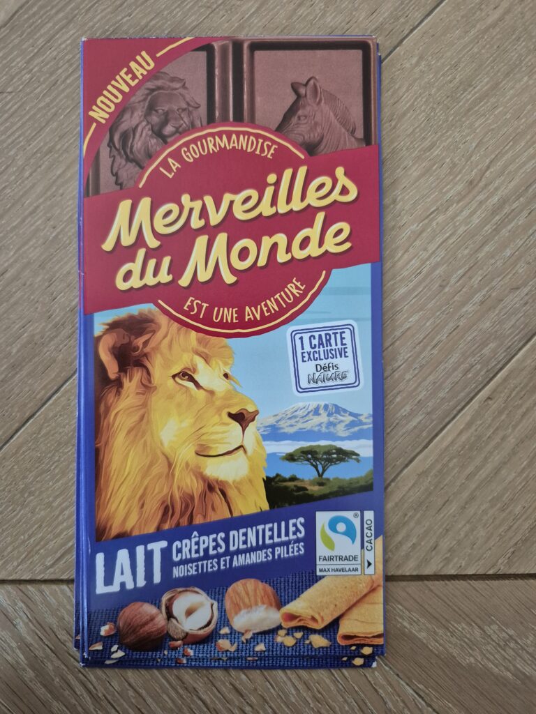 Dos de la carte