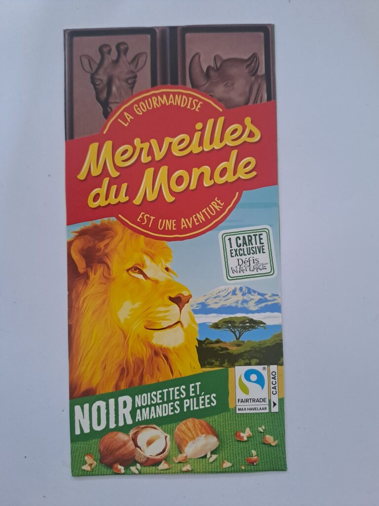 Dos de la carte