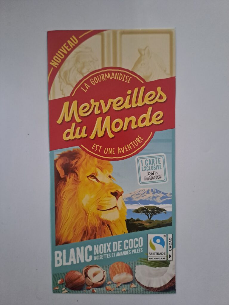 Dos de la carte