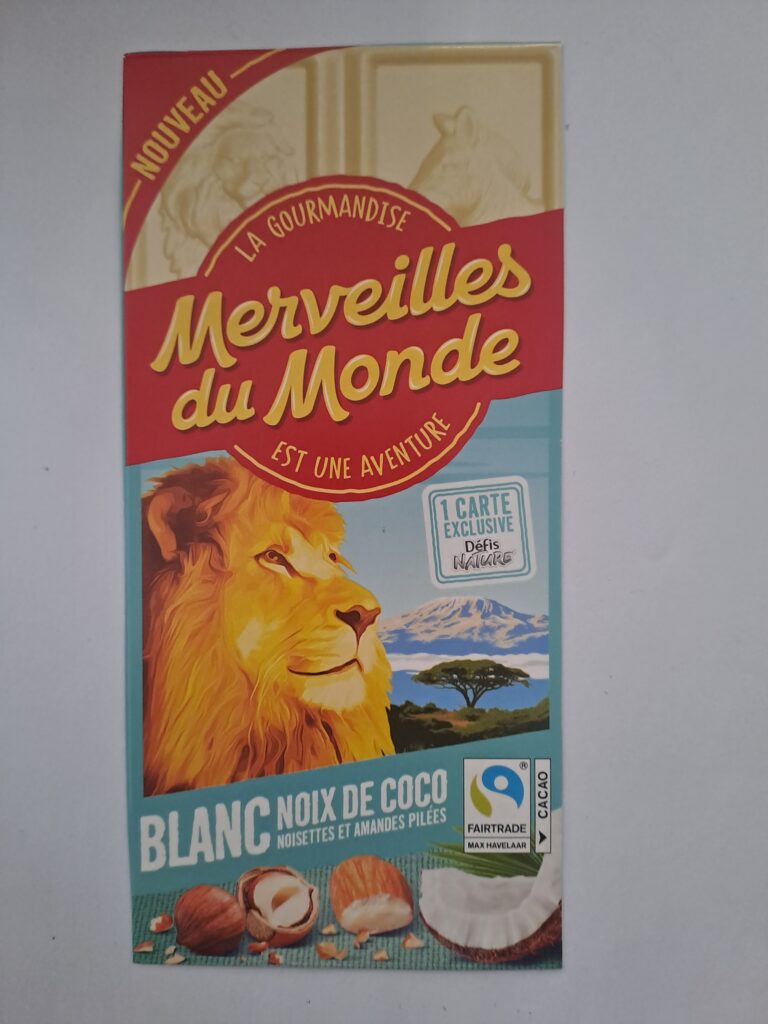 Dos de la carte
