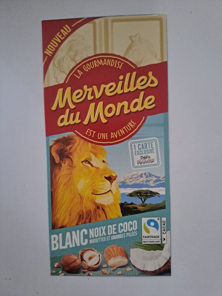 Dos de la carte