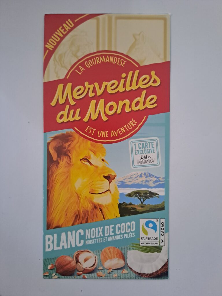 Dos de la carte