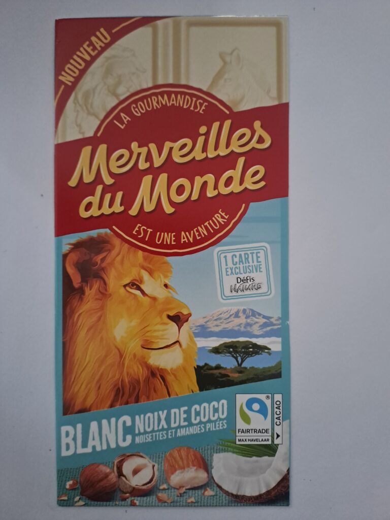 Dos de la carte