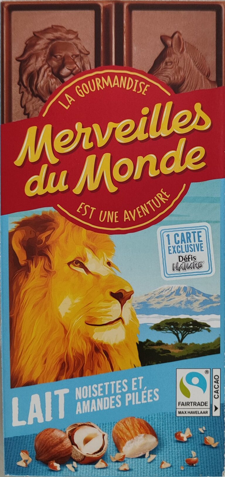 Dos de la carte