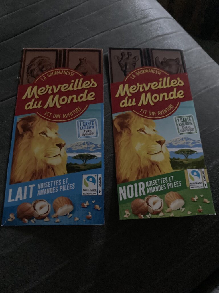 Dos de la carte
