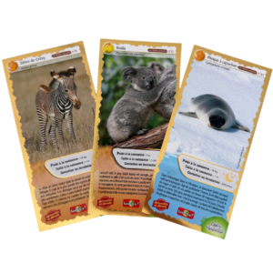 Lot de 3 cartes collector Défis Nature x Merveilles du Monde - série N°4