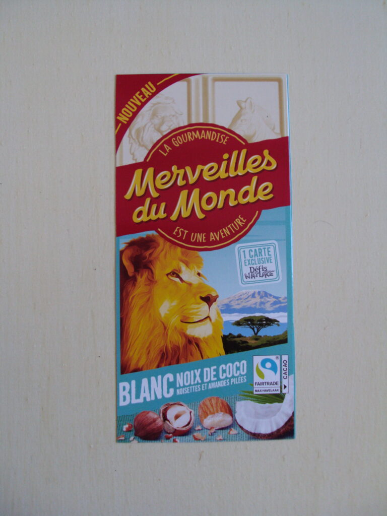 Dos de la carte