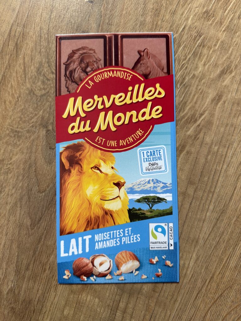 Dos de la carte