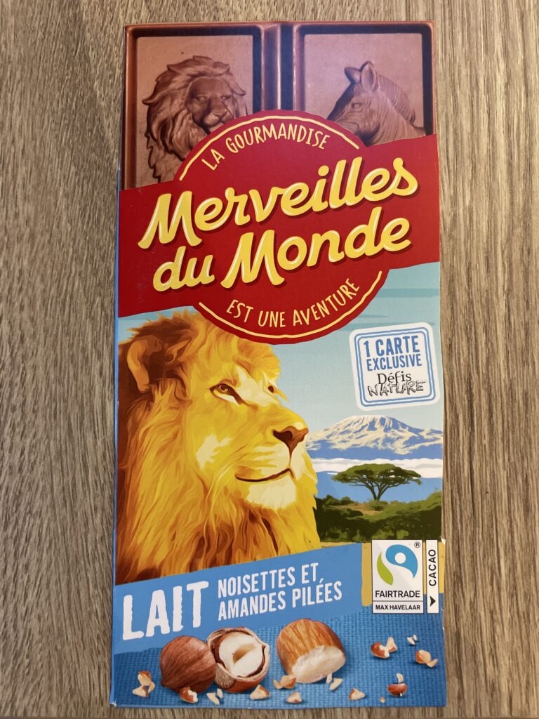 Dos de la carte