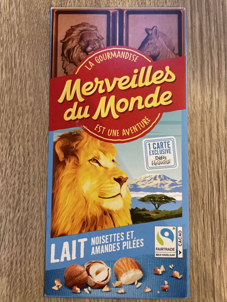 Dos de la carte