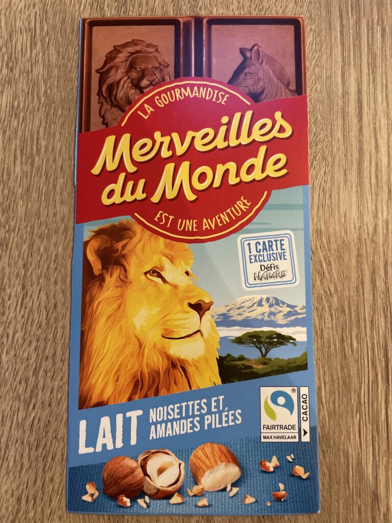 Dos de la carte