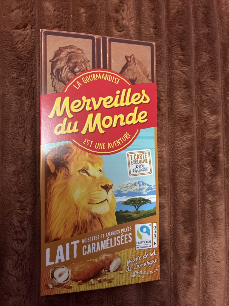 Dos de la carte