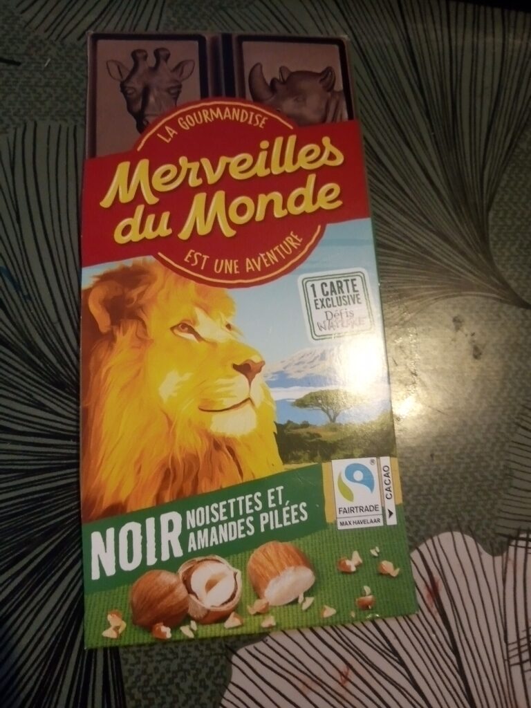 Dos de la carte