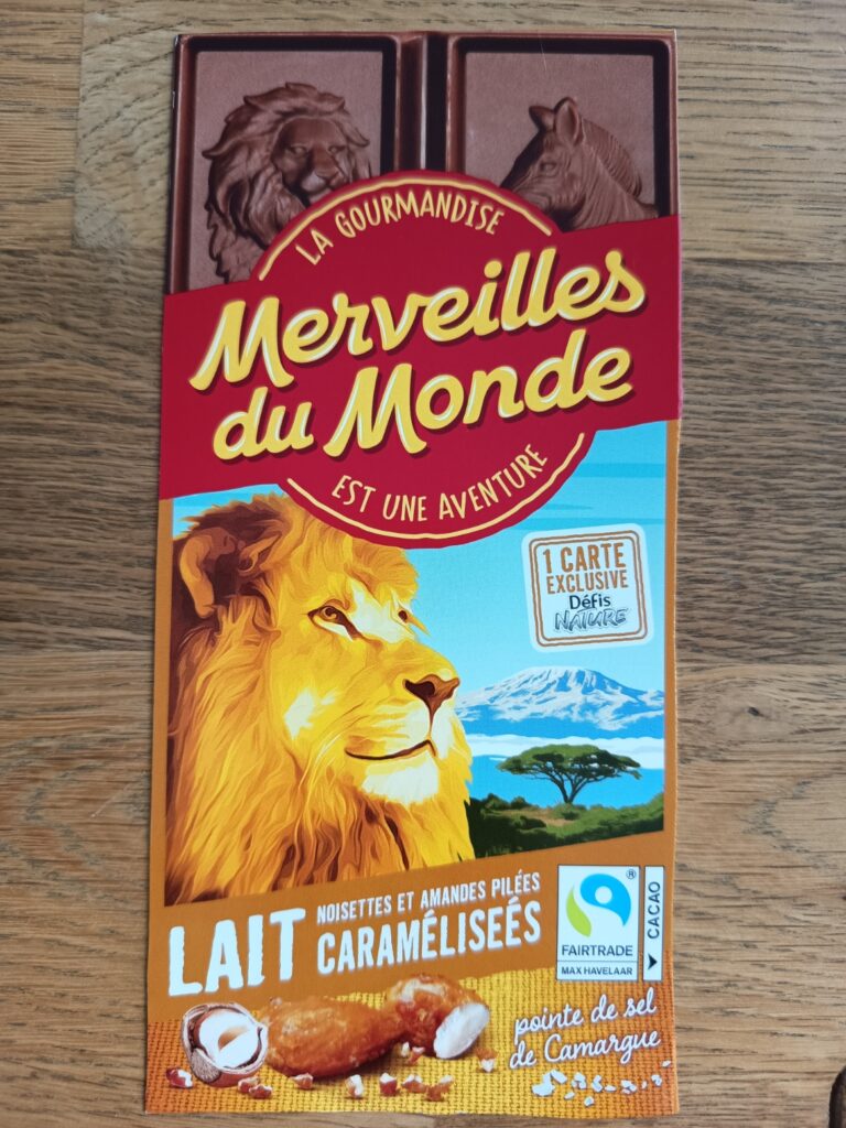 Dos de la carte