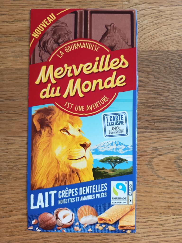 Dos de la carte