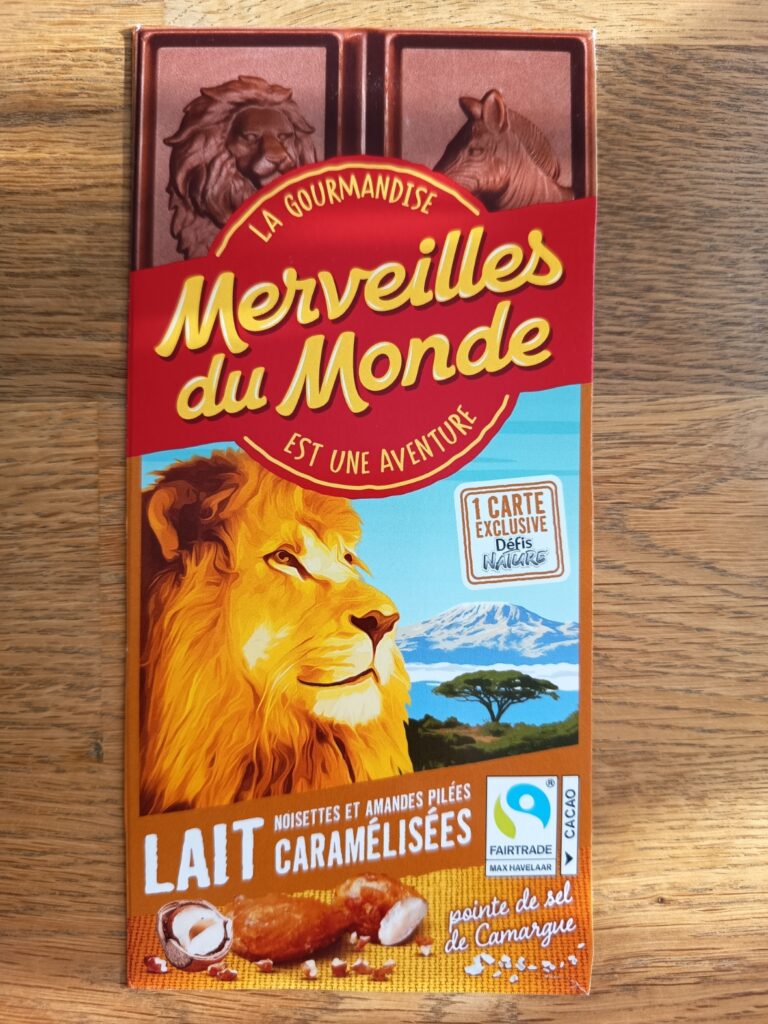 Dos de la carte