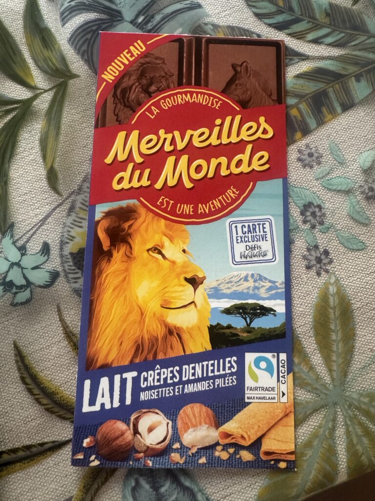 Dos de la carte