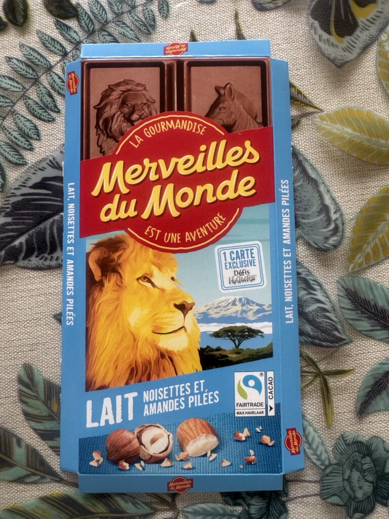 Dos de la carte