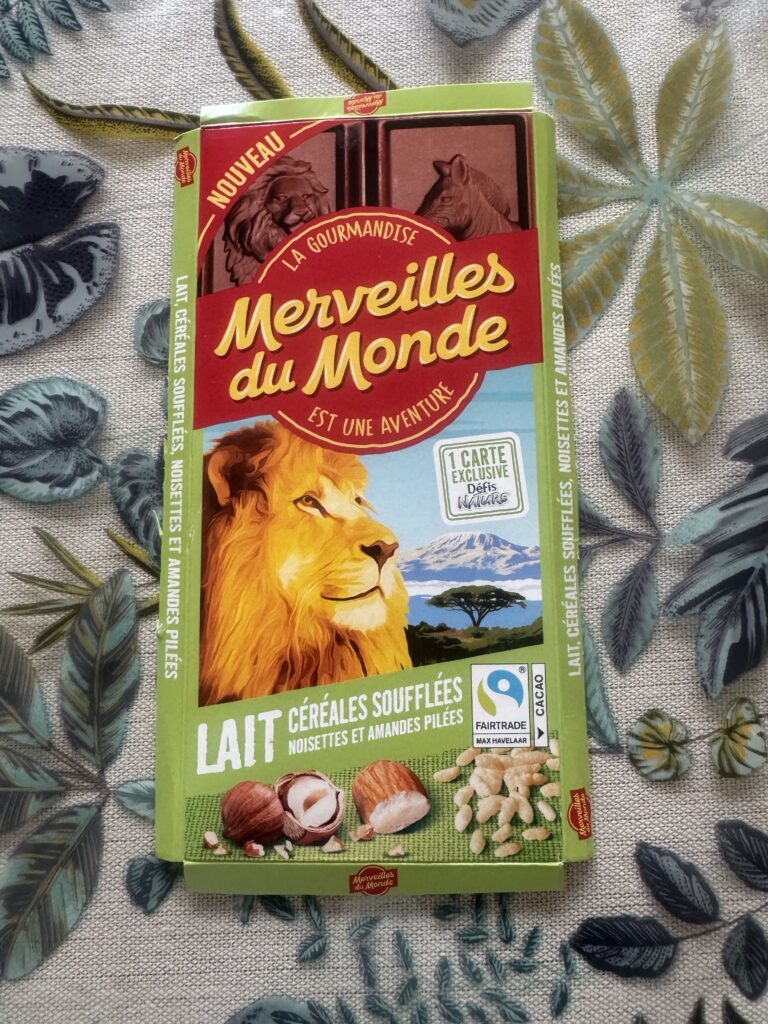 Dos de la carte