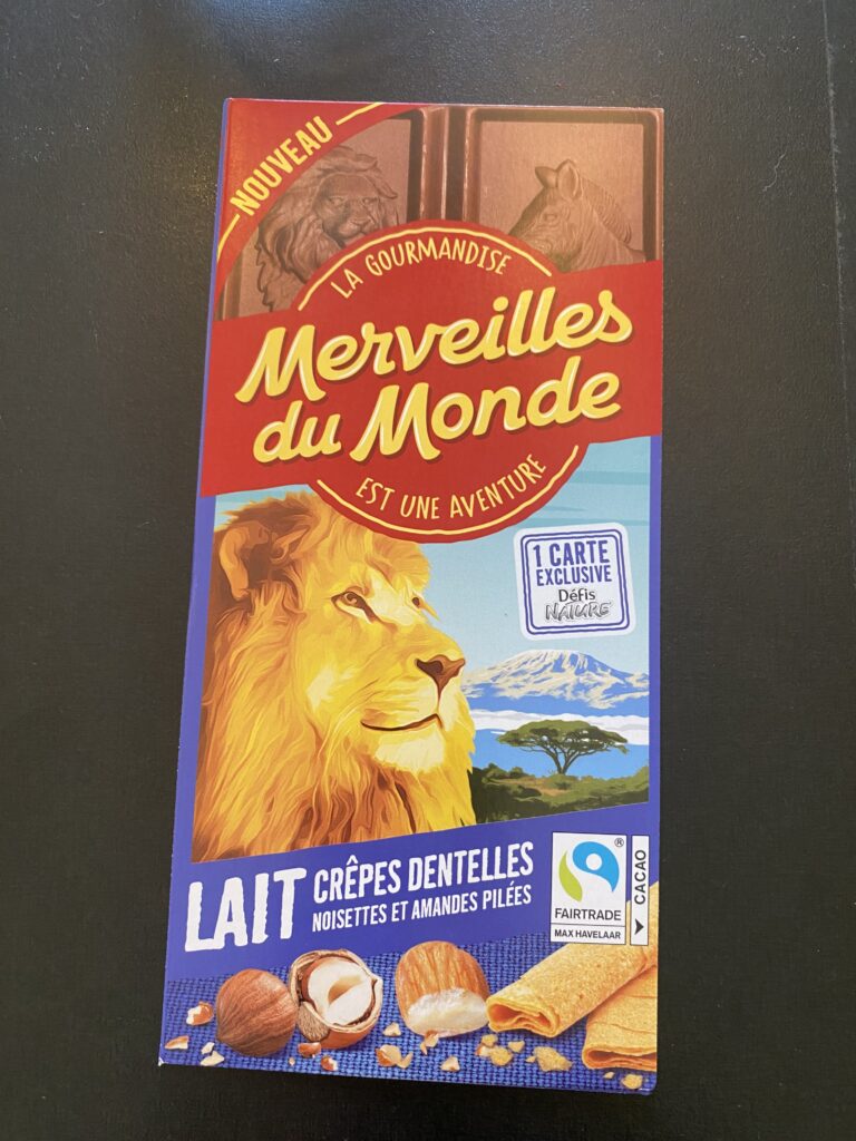 Dos de la carte