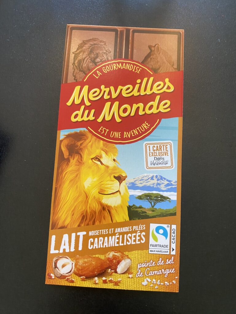 Dos de la carte
