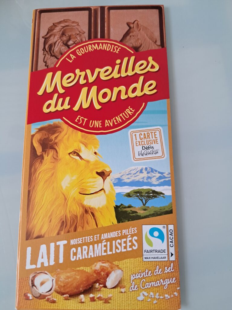 Dos de la carte