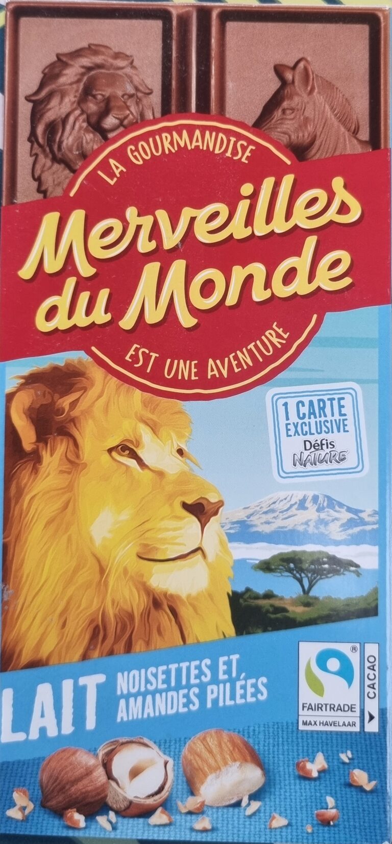 Dos de la carte