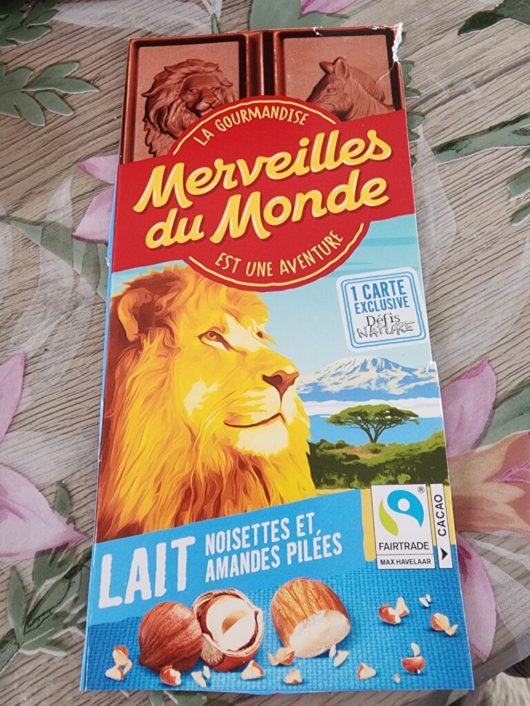 Dos de la carte