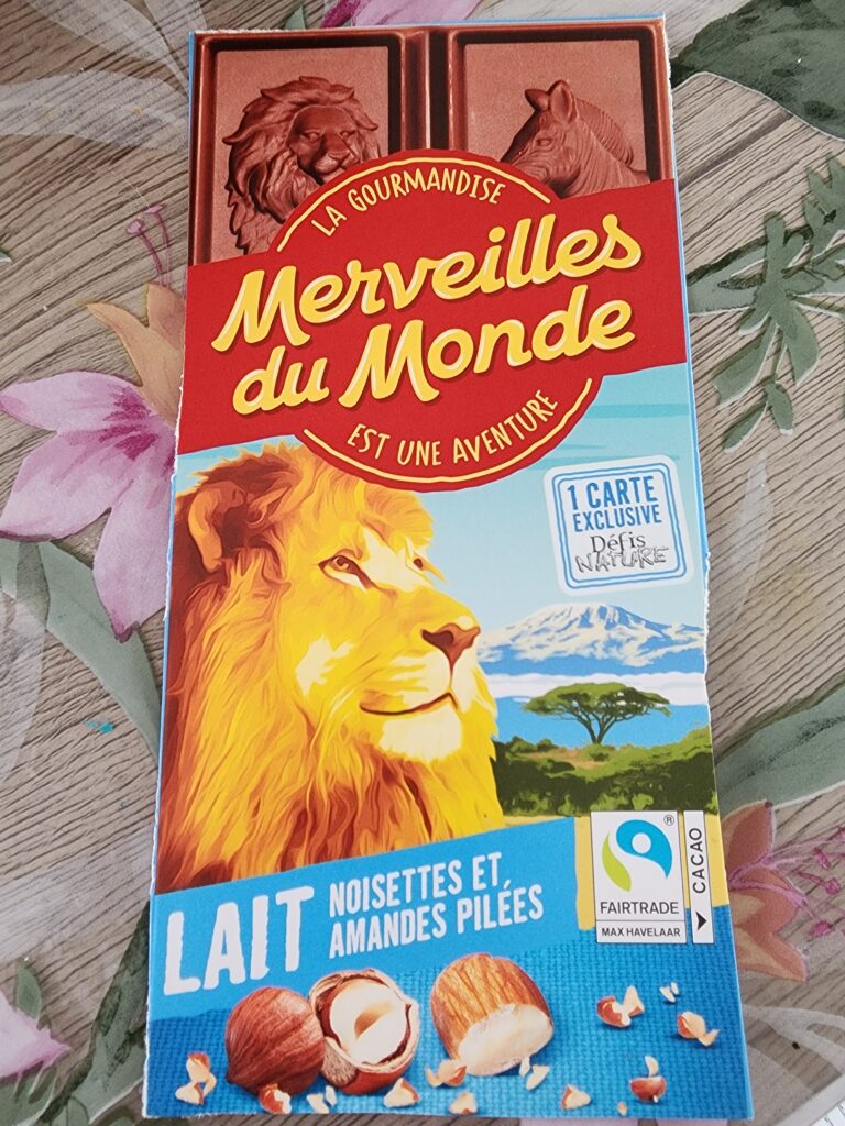 Dos de la carte