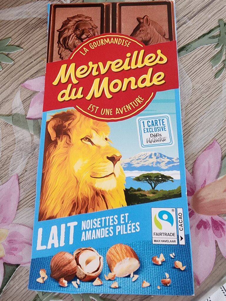 Dos de la carte