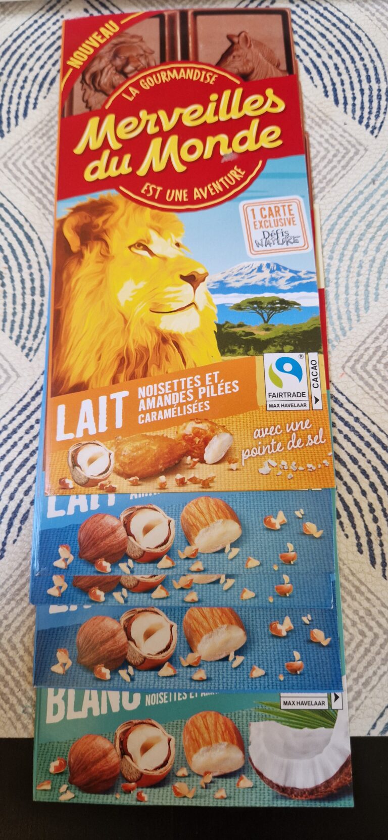 Dos de la carte